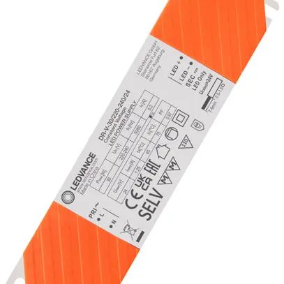 Alimentazione LED LEDVANCE VALUE 30W 24V ON/OFF 162×40×29mm 