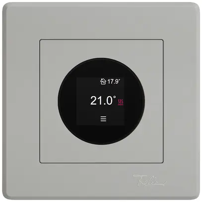 Termostato ambiente INC EDIZIO.liv SNAPFIX® 230VAC 4…30°C 96×96mm grc 