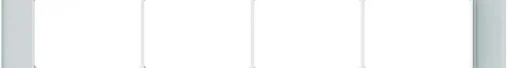 Intestazione INC EDIZIO.liv prestige SNAPFIX® 1×4 94×274mm specchio satin 