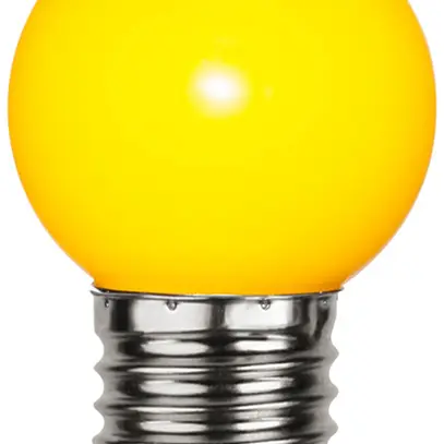 Lampada LED M. Schönenberger E27 1W 18lm 69mm G45 opale giallo 