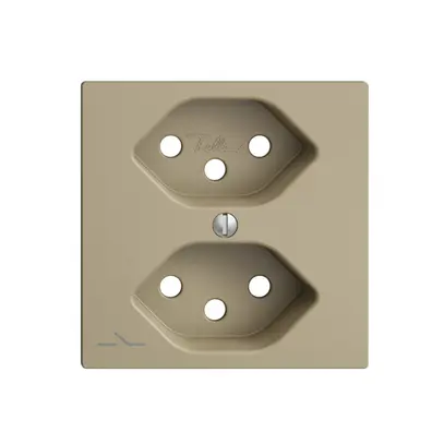 Placca frontale 2×T13,S EDIZIOdue sand 