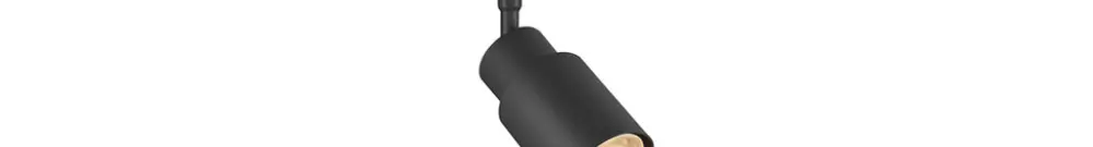 Spot SLV PURI 2.0 Tube GU10 1×6W REG AD1PH Ø55mm nero 