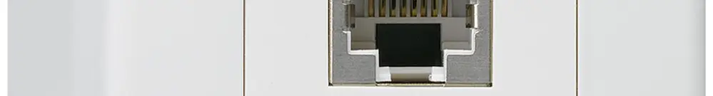 Scatola di raccordo AP basico 1×RJ45s bianco 62×62×36mm 