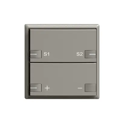Kit frontale var.uni.scena 1c/2t ZEP con LED grigio scuro 