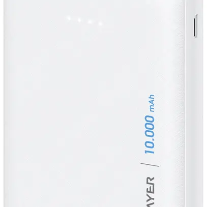 Batterie externe XLayer Micro 10000mAh 2×USB-A ≤2.1A 91×64×22.5mm 200g blanc 