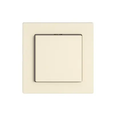 Kit di montaggio EDIZIO.liv SNAPFIX® interr.e cont.c.1 tasto lente lat.cr 