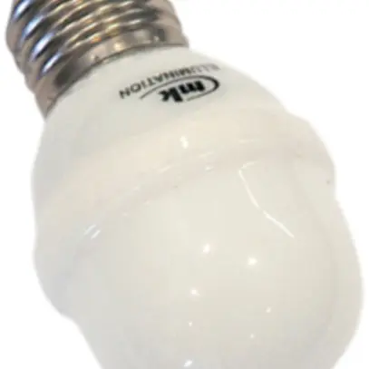Lampada LED 1W/230V bianco E27 Bulb con 12LED MK 