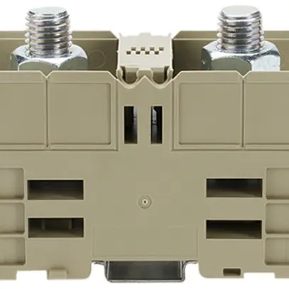 Borne de passage joignable WAGO 25…300mm² 520A 1000V à boulon 2×1 DIN35 beige 