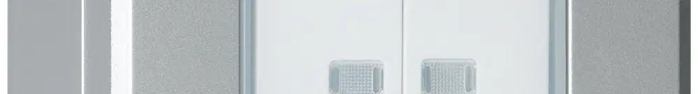 AP-Druckschalter robusto IP55 Schema 3/Drucktaster 2×beleuchtet aluminium 
