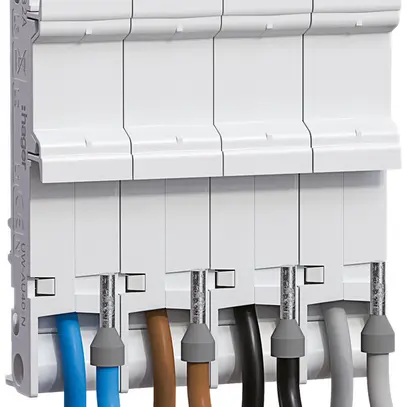 Adaptateur universel Hager uniway 72mm, 40A, 4P, NL1L2L3 