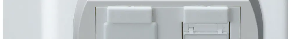 Boîte de raccordement AP origin RJ45 8(8) cat.6 oblique 88×88×54mm blanc 