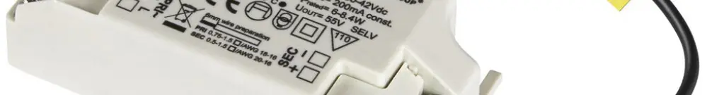 Convertisseur LED SLV G5LT10W200LR-Z, 10W 200mA 30…42VDC, réglable R/C, QC 
