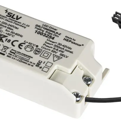 Convertisseur LED SLV G5LT10W200LR-Z, 10W 200mA 30…42VDC, réglable R/C, QC 