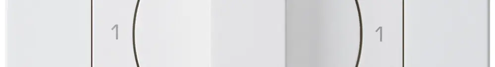 Interruttore rotativo INC kallysto.pro 0/2L bianco con manopola 