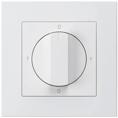 Interruttore rotativo INC kallysto.pro 0/2L bianco con manopola 