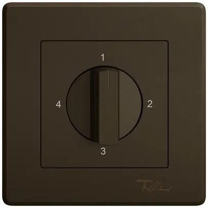 UP-Montageset EDIZIO.liv SNAPFIX® f.Drehschalter m.Griff 4-1-2-3 br 