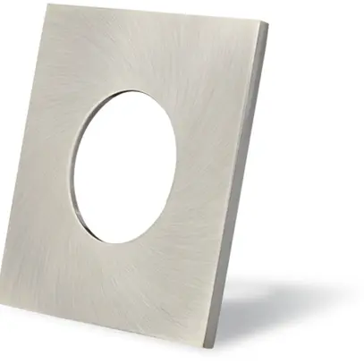 Anello decorativo DOTLUX p.Downlight LED MULTI/MULTIsun 84×84mm nichel satinato 