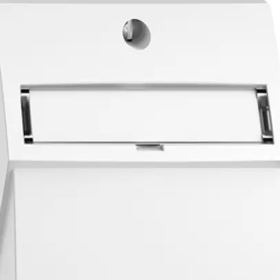 Kit montaggio EDIZIOdue, con cappa di uscita dritta, per 2×RJ45, bianco 