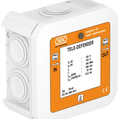 Appareil de protection combiné Bettermann SC-Tele/4-C-G 