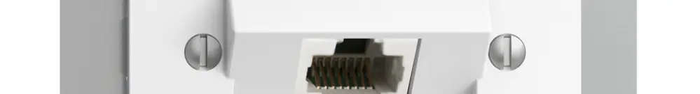 Prise ENC 1×RJ45/u 4P ITplus EDIZIOdue blanc 