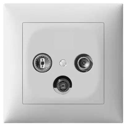 Prise d'antenne ENC SIDUS B TV-R-SAT blanc 