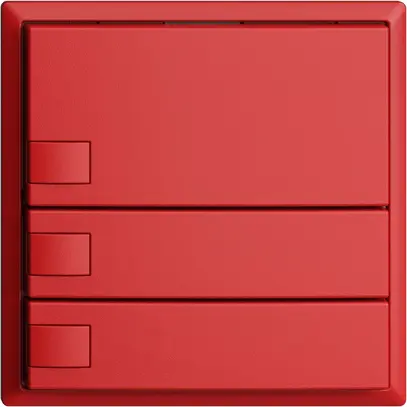 Poussoir ENC KNX 3× EDIZIOdue berry RGB sans LED 