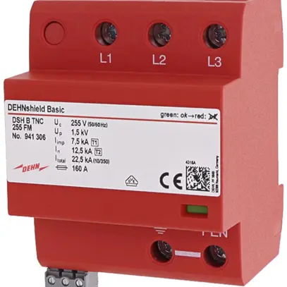 Déflecteur combiné DEHN SE DSH B TNC 255 FM, TN-C, 230V 22.5kA 