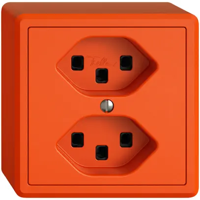 Prise AP EDIZIO.liv SNAPFIX® 2×T23 ora 