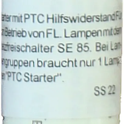 Resistenza PTC per stater lampada fluorescente 