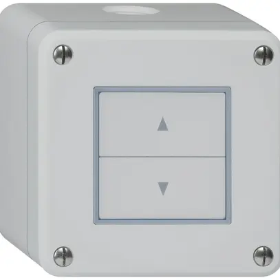 AP-Storentaster robusto IP55 grau mit 2 Funktionstasten 