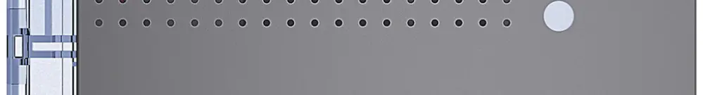 Frontale per modulo altoparlante di porta Sfera con 1 tasto grigio grafite 