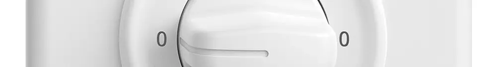 Interruttore rot.INC STANDARDdue 0/1L bianco, con impugnatura girevol 