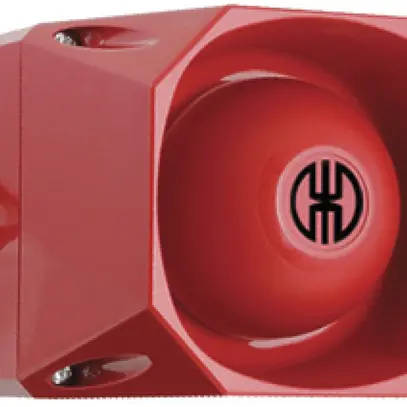 Sirena polifonica WERMA WM, 32 toni, 105dB, 9...60VDC, rosso 