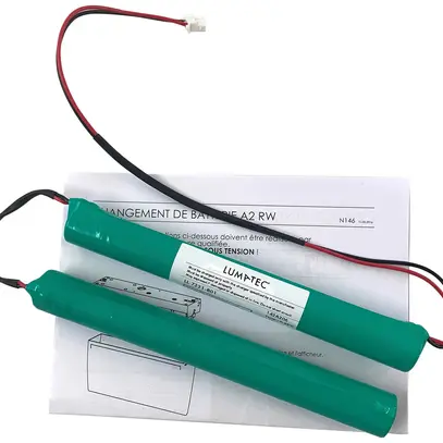 Kit accu Lumatec 7.2V 2100mAh NiMH Ø17.5×150mm 