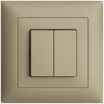 Poussoir ENC EDIZIOdue 2×A-R/1P sand 