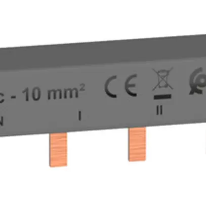 Pettine di raccordo HX³standard 4P 3Ph perno 10mm² 63A 213mm grigio 