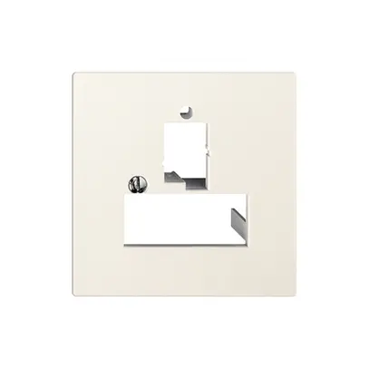Placca frontale 1×T+T,2×RJ45 EDIZIOdue bianco R&M swissline 