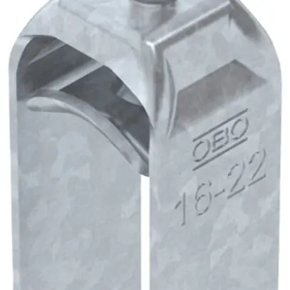 Brida rapida BET 2056 piede a H metallo 16…22mm 2×cavo acciaio Zn-cal-im 