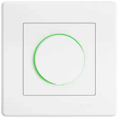 Regolatore INC EDIZIO.liv SNAPFIX® uni.lum.ve p.LED 4…400W/4…400VA/4…200W/VA bi 