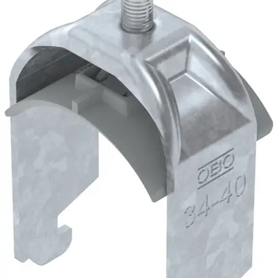 Schnellverleger BET 2056 N-Fuss Kunststoff 34…40mm 1×Kabel Stahl tfZn 
