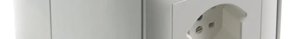 Zoccolo di raccordo Ellipse h=150 anod. con 2 scatole NIS IP20 