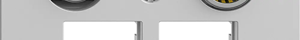 Presa multimedia EDIZIOdue F EASYNET 11dB, p.2×RJ45 S-One, grigio chiaro 