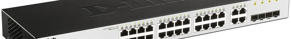 Switch D-Link DGS-1210-24/E, 24-Port smart managed Layer2/3 Gigabit 