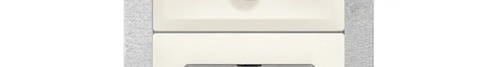 Combinaison grd.2×1 ENC sonnerie+AR EDIZIOdue blanc 