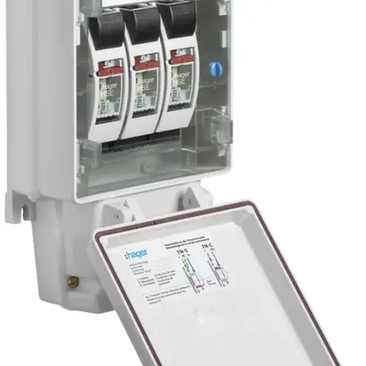 Hausanschlusskasten weber.hse160 160A ein 2×/ab Briden EEDR+FEM4 Cu/Al 