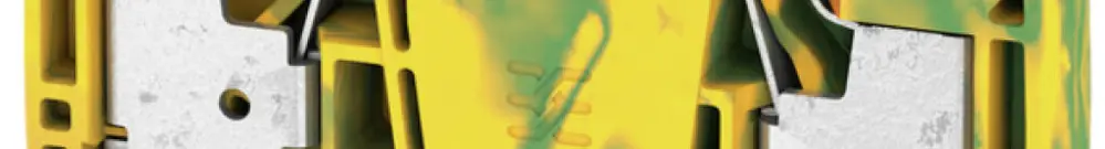 Borne de protection Weidmüller A2C PUSH IN 16mm² vert/jaune 