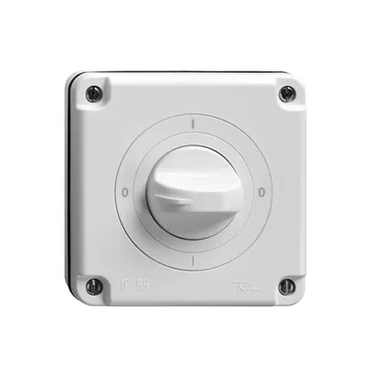 Interrupteur rotatif NUP FH 16A interrupteur 0/1L 0-I-0-I, a.manette, bc 