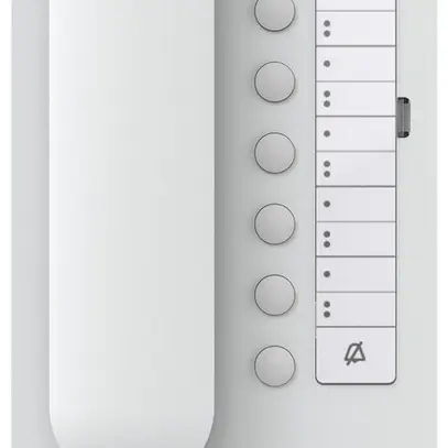 Poste audio intérieure AP Siedle Comfort ouvre-porte commut.auto 106×201×46mm bc 