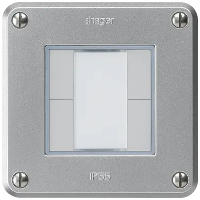 Poussoir ENC robusto C KNX 4× s/e-link aluminium 