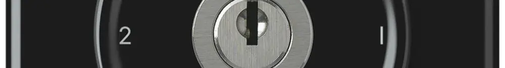 Interrupteur à clé ENC origin commutateur 2/1L 16A 250V 0-1-0-2 92×92mm noir 